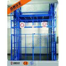 wall mounted vertical auto hydraulic cargo elevator aerial work platform lift